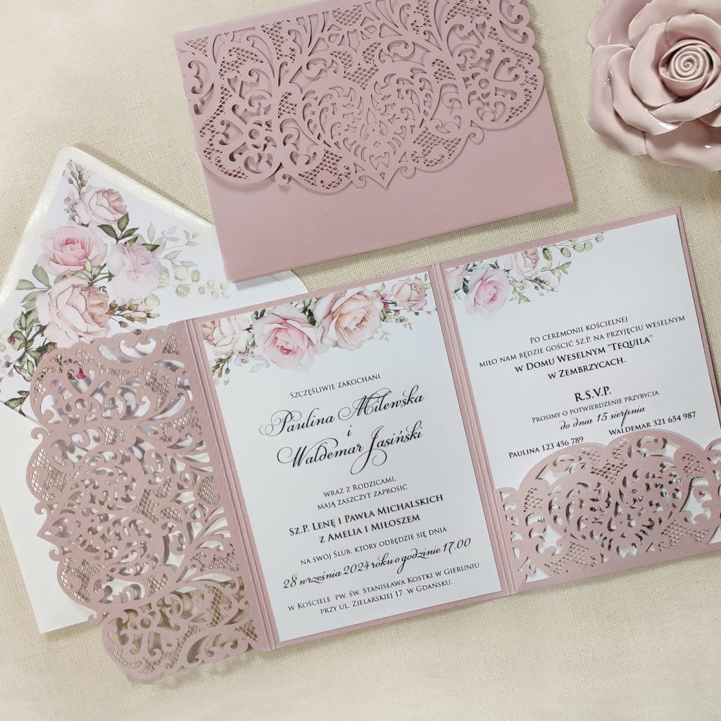 Artcard zaproszenia ślubne, tanie zaproszenia ślubne, zaproszenia ślubne, nowoczesne zaproszenia ślubne, ażurowe zaproszenia ślubne, złocone zaproszenia ślubne, klasyczne zaproszenia ślubne, zaproszenia  ślubne glamour
