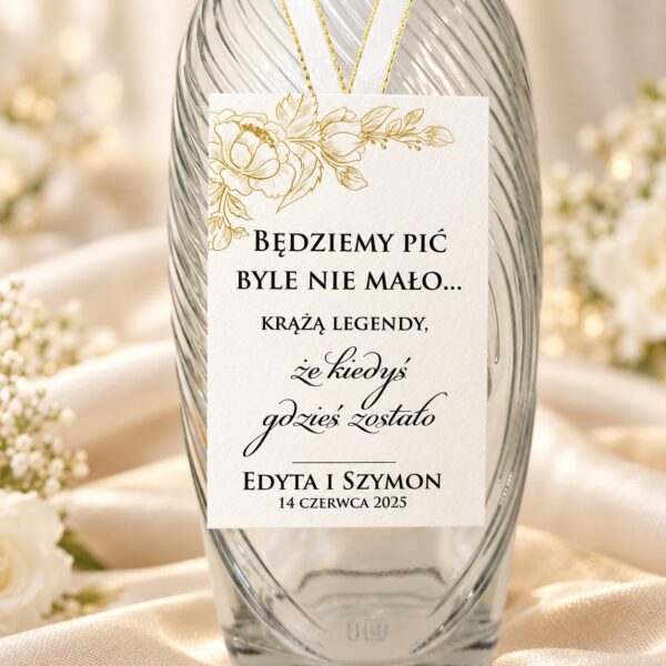 zawieszki na alkohol szkicowane piwonie